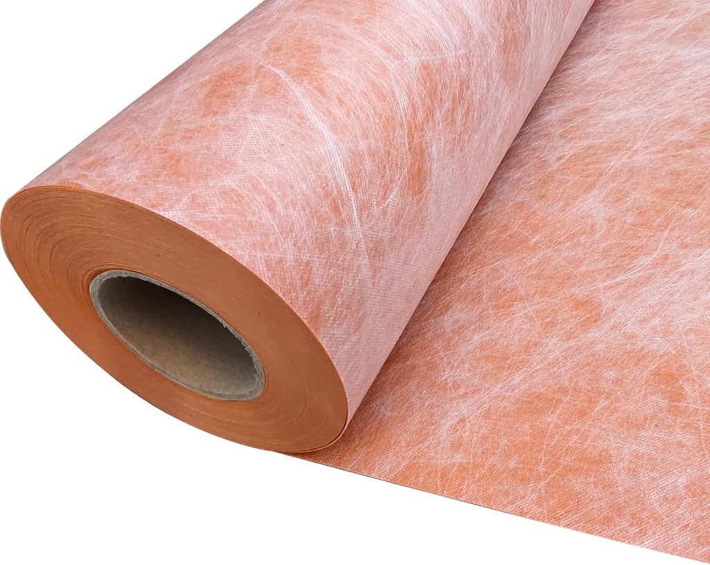 Waterproofing Membrane 3.3 ft x 98.4 ft/ 325 Sq Ft 23.6 mils/0.6mm Thickness Waterproof Membrane for Shower for Shower Walls, Bathroom Flooring, Wet Room, Tile, Sauna, Steam Room,Roof and Wet Areas