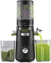 ACOQOOS Juicer Machines, 5.3" Wide Chute for Whole Fruit and Vegetable,1.8L Auto-Feed Time-Saver, Slow Masticating High Yield, Easy to Clean Cold Press Juicer with 2 Cups