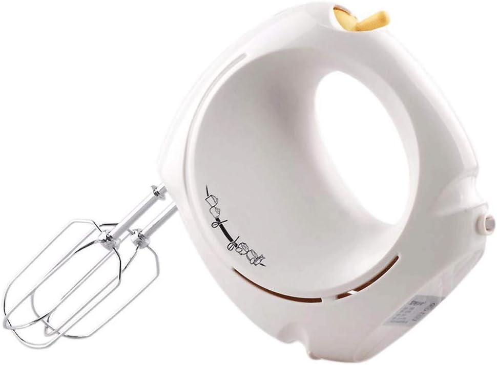 Egg Beater,Electric Hand Mixer with Turbo, 5 Speed Hand Beater Kitchen Mixer-White fine