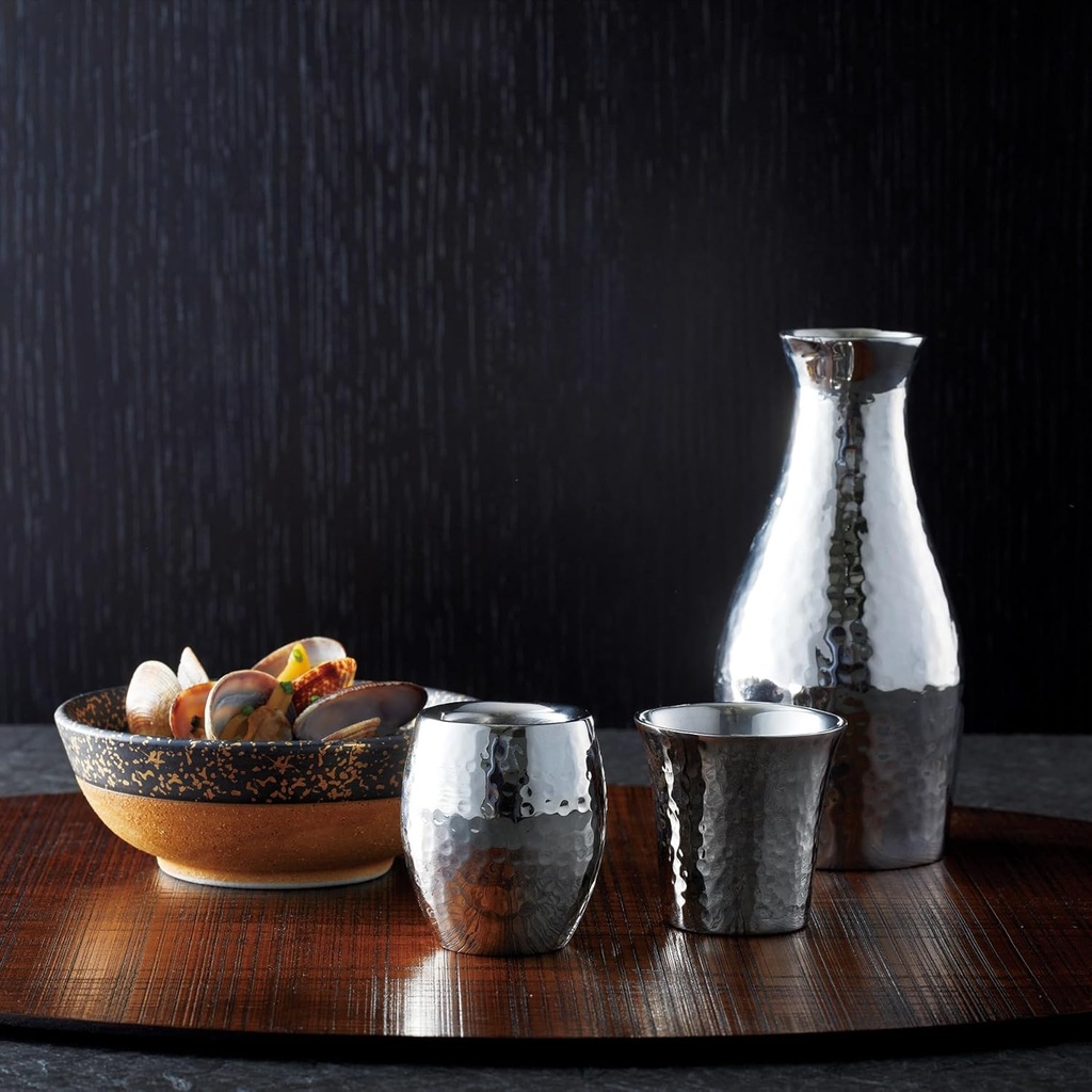 ヤマコー(Yamaco) Yamako 29082 Stainless Steel Hammered Double Layer Guimono Barrel Type