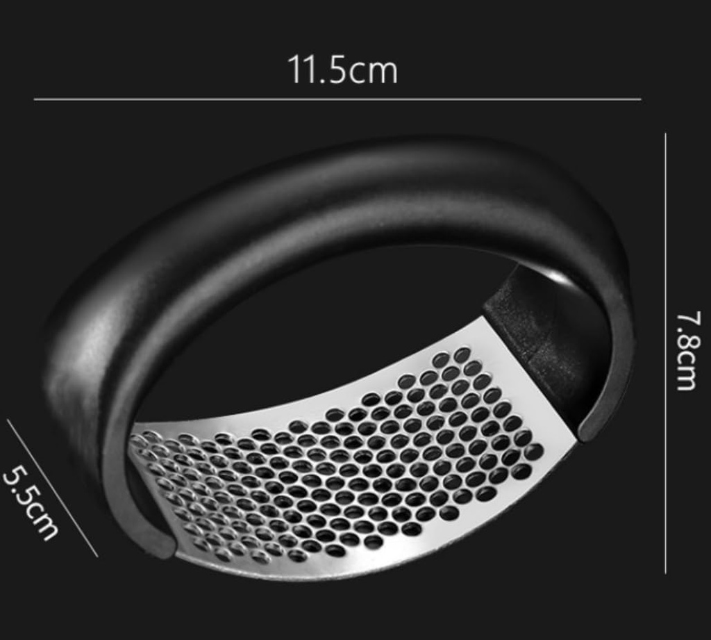 Stainless Steel Garlic Juicer, 2024 New Garlic Juicer Rocking Arm Pulverizer, Multifunctional Home Garlic Pulverizer, Portable Manual Garlic Juicer, Kitchen Garlic Juicer