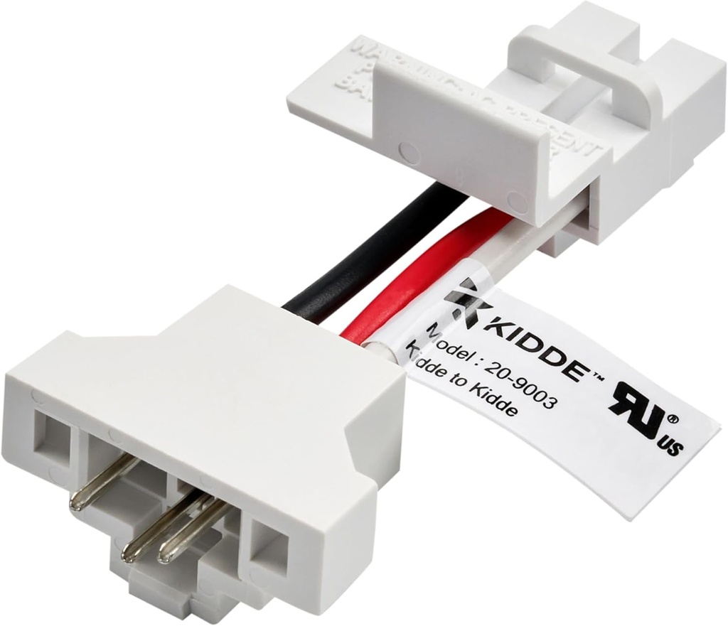 Kidde Quick Connect Smoke Detector Adapter Plug, Smoke Alarm Wiring Harness, Compatible with Kidde Hardwired Smoke, Carbon Monoxide, & Combination Smoke & Carbon Monoxide Detectors