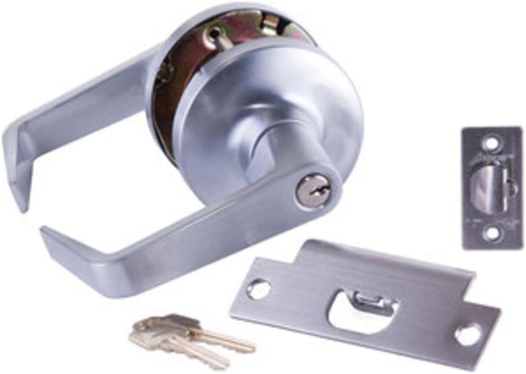Arrow GL81SR 26D CS Door Lever Lockset, Angled, Entry , Grade 1