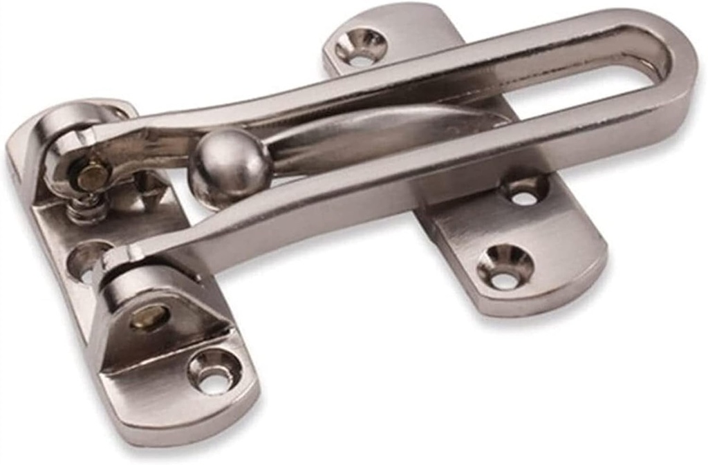 Door Chain Lock,Chain Safe Buckle,Latch Safety Limiter,Insurance Anti-theft Door Safety Chain Household Door Bolt Hotel Room Solid Thick Anti-theft Buckle (Size : GOLD ONE SI ( Size : BRONZE ONE SIZE