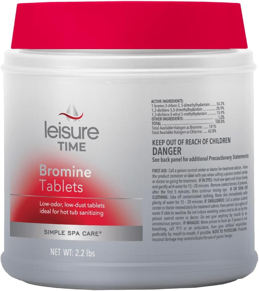 Leisure Time 45401 Spa Bromine Tablets, 2.2lb