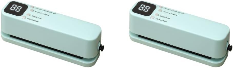 Mini Wireless Vacuum Sealer USB Rechargeable Handheld Food Sealing Machine Compact Cordless Sealer for Food Storage Inflatables