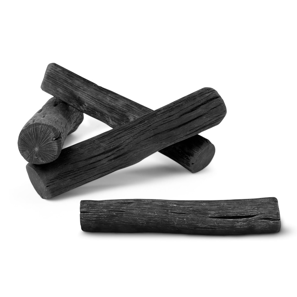 BLACK + BLUM Charcoal Water Filter Sticks | Charcoal Filter Hydration Old Japanese Tradition, Lasting 6 Months Each, Wood Black (4 Piece)