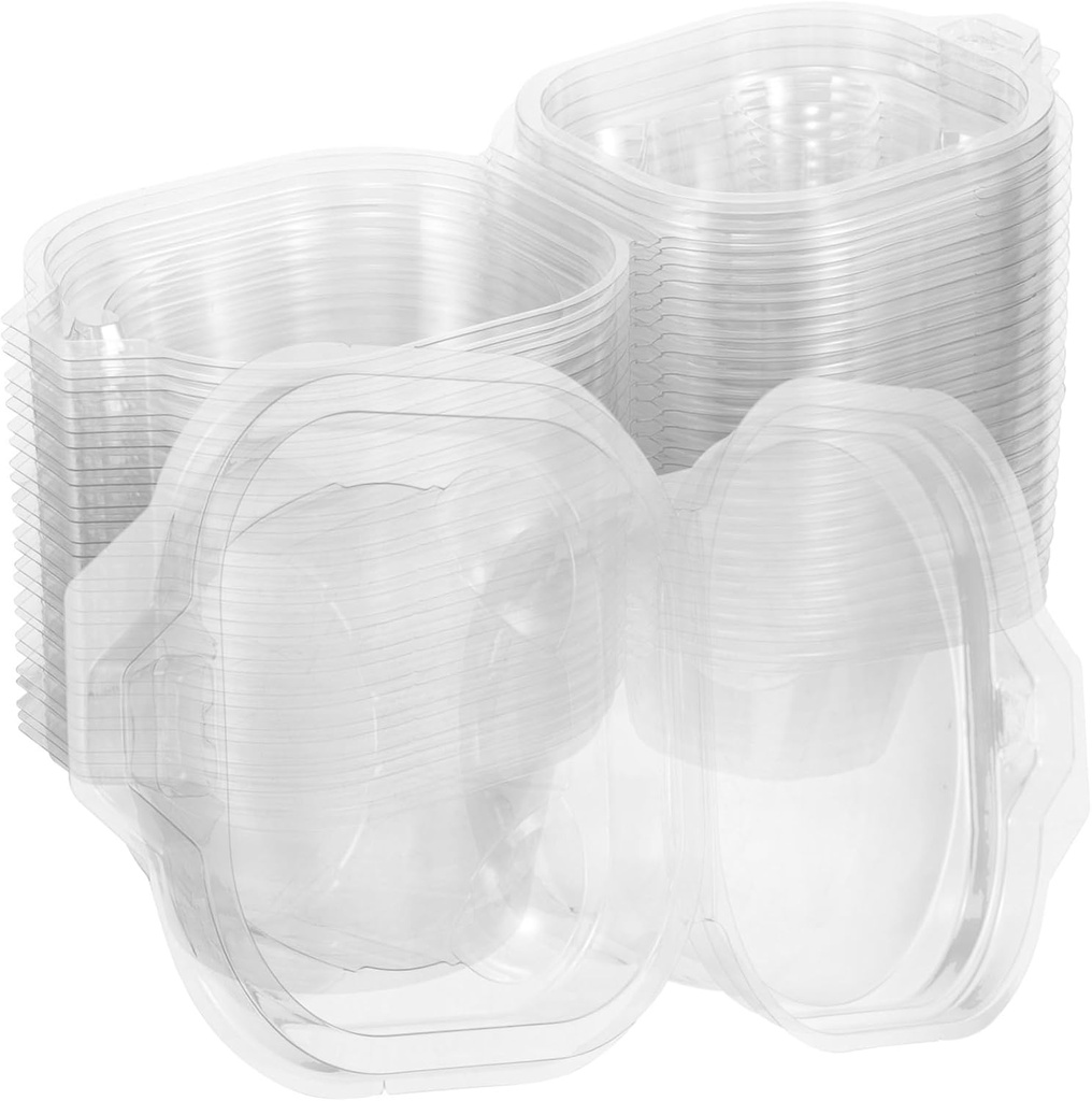 Alipis 25pcs Cupcake Boxes Muffin Containers for Cake Wrapping and Desserts for Parties Weddings and Shipping