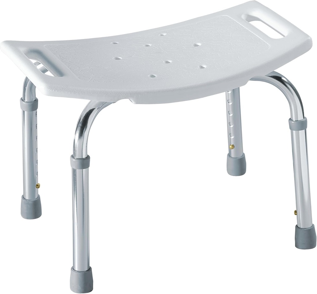 Moen Bath Safety Furniture Glacier Home Care Bath Safety Non-Slip Adjustable Tub and Shower Chair, DN7025