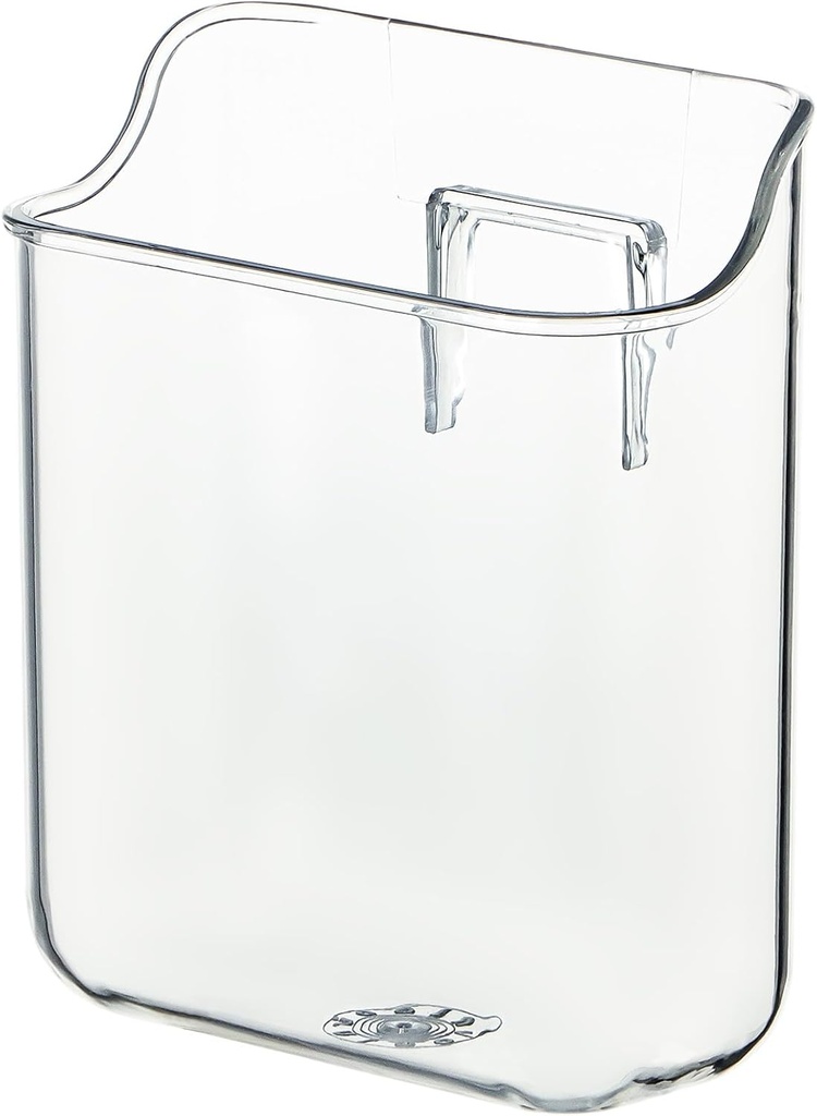 [BRSREZD3OR7QYGY7] Plastic Cabinet Door Organizer, Wall Mounted Clear Shower Caddy Adhesive Bathroom Shelves Wall Clear Storage Bin No Drill Food Lid Organizer Sink Kitchen Rv, 4.0'' x 2.0'' x 4.7''