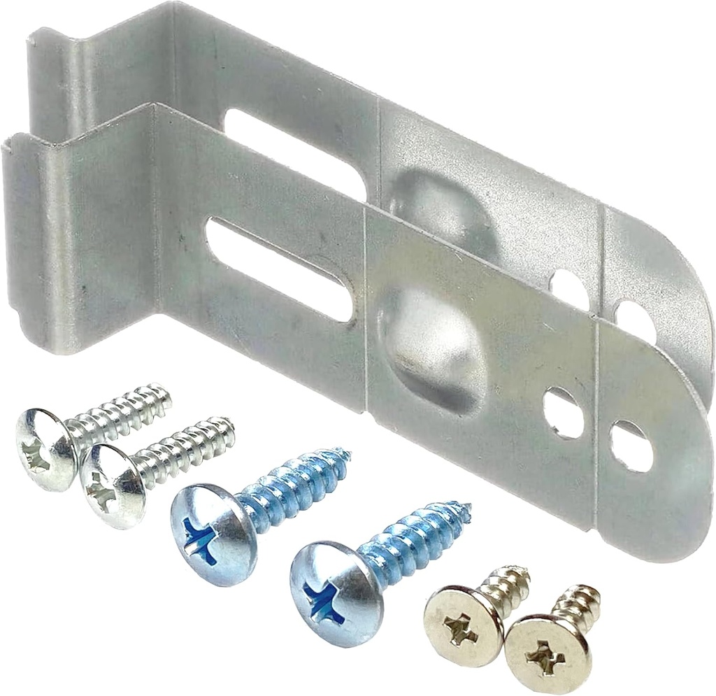 【Upgraded】DD94-01002A Dishwasher Assembly-Install Kit Fits for Samsung Dishwashers Mounting Bracket Replaces AP4450818 2077601 PS4222710 EAP4222710, includes 2 x Mounting Brackets, 6 x Mounting Screws