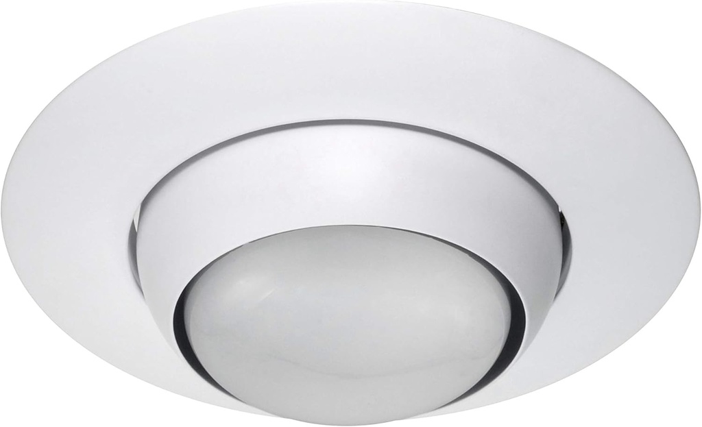 NICOR Lighting 6 inch White Recessed Eyeball Trim Designed for 6 inch Housings (17506WH)