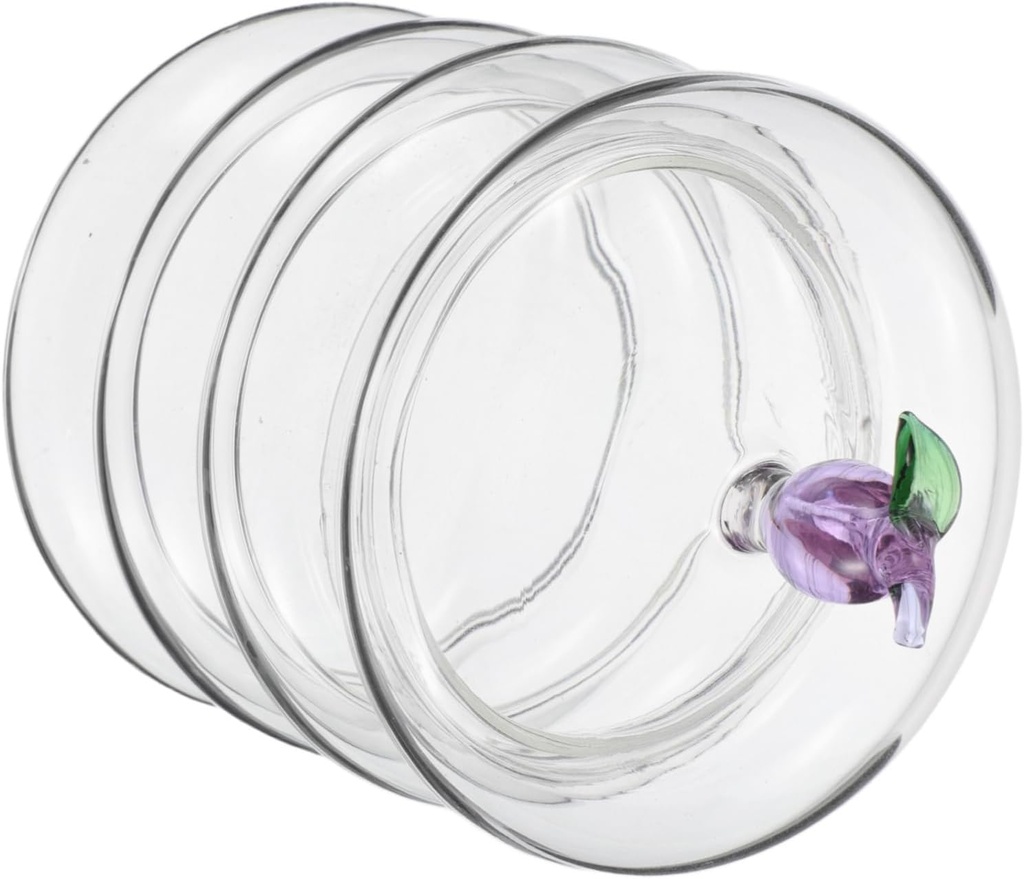 Cabilock Glass Candy Dish Lid Candy Holder Cover Storage Jar for Cookies Elegant Decorative for Parties