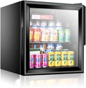 Wine Cellar Refrigerator, Double Layer Tempered Glass Hollow Door, Constant Temperature Air Cooling, Drinks/Medicine/Tea Cooler