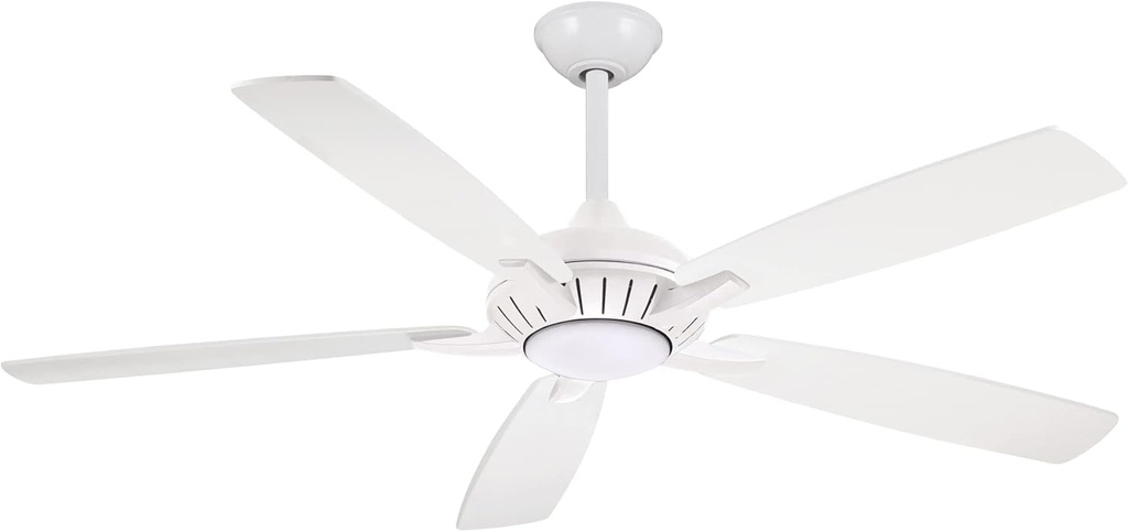 Minka Aire F1001-WH Dyno XL 60" Ceiling Fan with LED Light & Remote, White