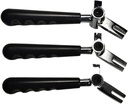 3 Straight Hand Levers Accessories Black Color Handles, Compatible For Vevor Soft Serve Ice Cream Machines Spare Parts