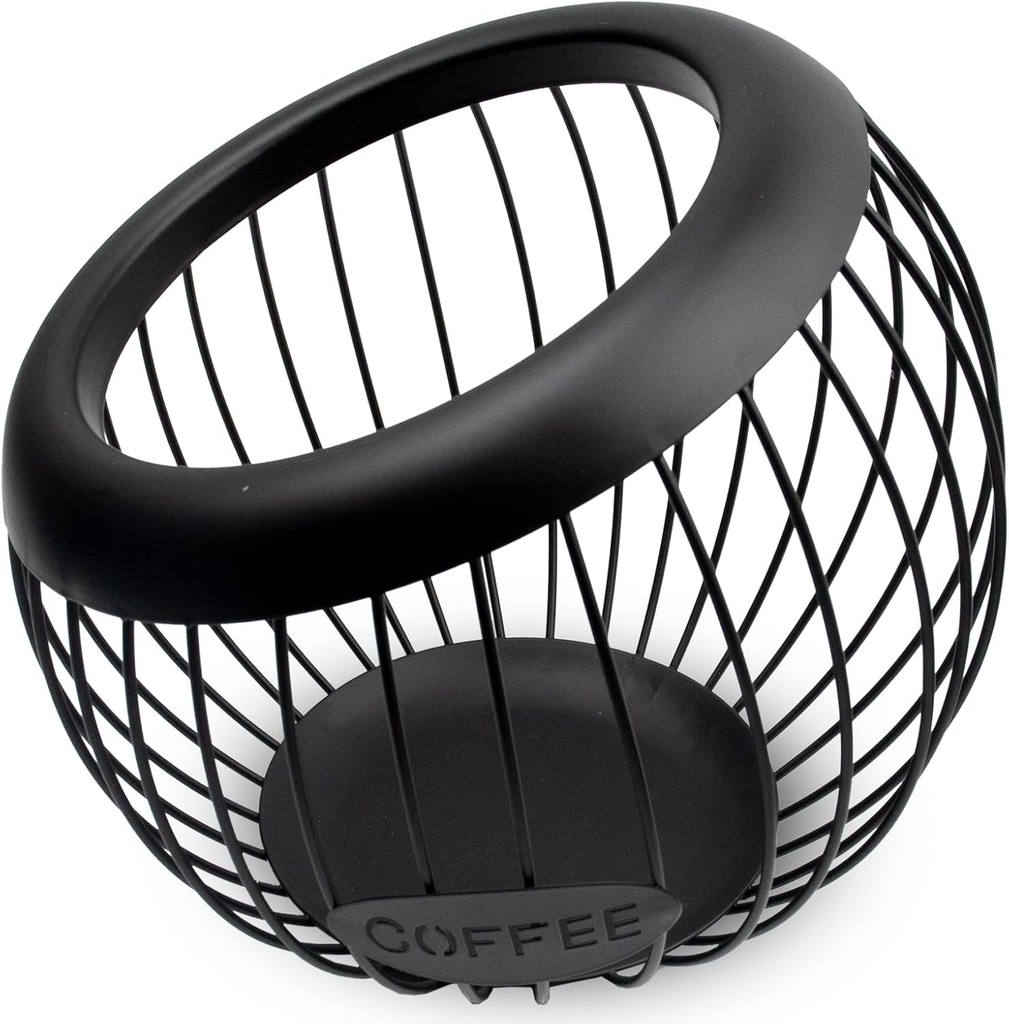 Coffee Pod Holder,K Cup Holders for Counter,Large Capacity K-cup Organizer, Station Organizer, Metal Coffee Pods Storage