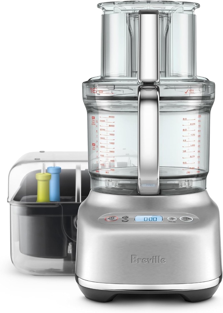 Breville BFP810 Sous Chef 16 Cup Food Processor, Large, Brushed Stainless Steel