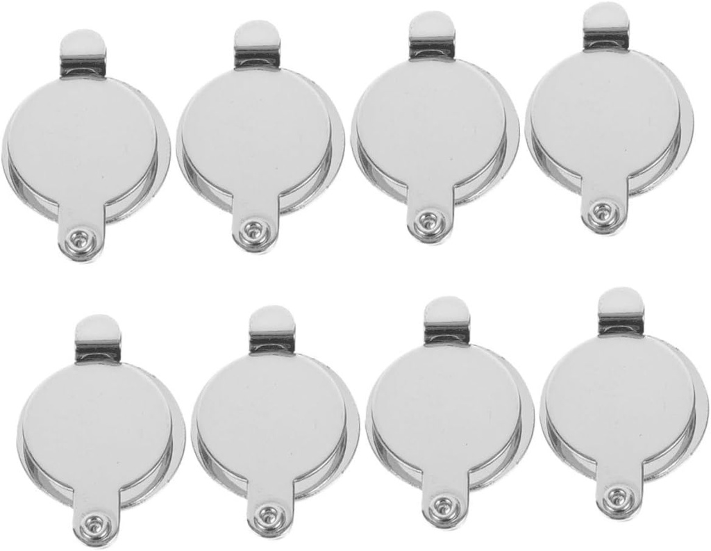 Lurrose 8pcs Peephole for Front Door Hole Plates -Peeping Privacy for Home Door Viewers Easy Installation for Apartments