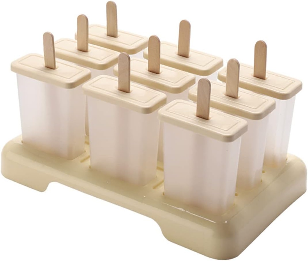 Homemade Ice Cream Molds Diy Popsicle Molds for Boys and Girls Ice Pop Maker Plastic Cream Popsicle Trays