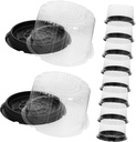 Alipis Tall Cake Box Set Lid 10 Pieces Portable Cake Carrier Cake Containers for Baking Birthday Party Cake Box