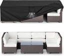 MR.COVER Patio Furniture Cover, Outdoor Sectional Sofa Set Cover Water Resistant General Purpose Rectangular 600D Heavy Duty Patio Table protection Size 108L x 82W x 28H inch
