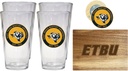 R and R Imports East Texas Baptist University Officially Licensed Kitchen Pack - Wood Cutting Board, 4 Pint Glasses & Magnetic Bottle Opener
