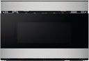 SHARP SMD2489ES Smart Microwave Drawer Oven with Easy Wave Open, 24-inch, 1.2 Cubic Feet, 950 Watt, Concealed Glass Touch Control Panel, Works with Alexa Certified, Edge to Edge Black Glass, Stainless