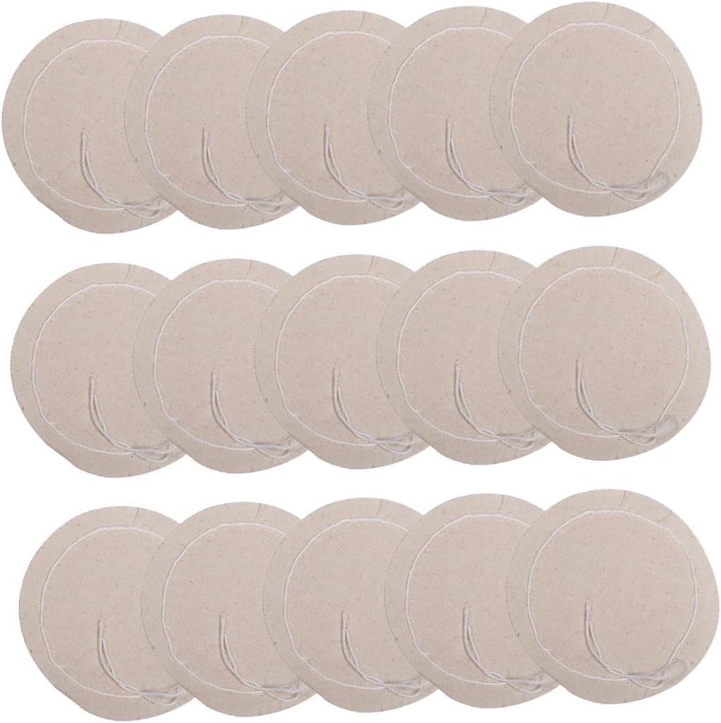 2sets Reusable Filter Coffee Siphon Brewer Accessory Round Pot Tool Filter Cloth Supply 20pcs*2