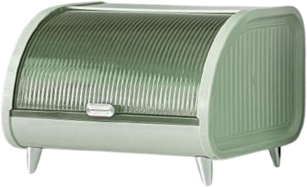 Yajuyi Cosmetic Storage Box Bread Storage Bin Bread Storage Luxury Farmhouse Entryway Key Holder for Kitchen Counter Table Cafe, Green