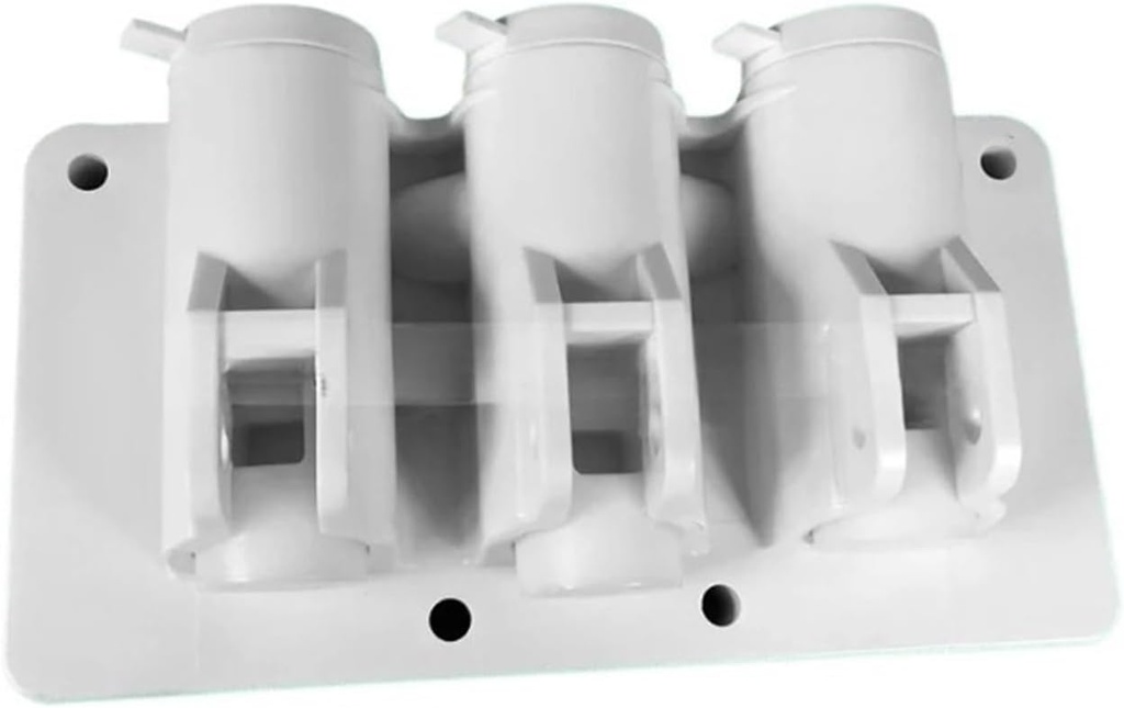 1 Set Valve Block Accessories Front Panel + Piston Valve Rods Fittings,Compatible for OP Soft Serve Ice Cream Machines Icecream Maker