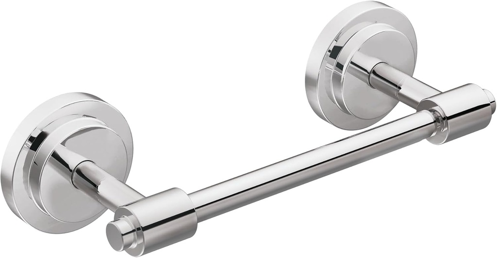 Moen DN0708CH Iso Collection Double Post Modern Pivoting Toilet Paper Holder, Chrome