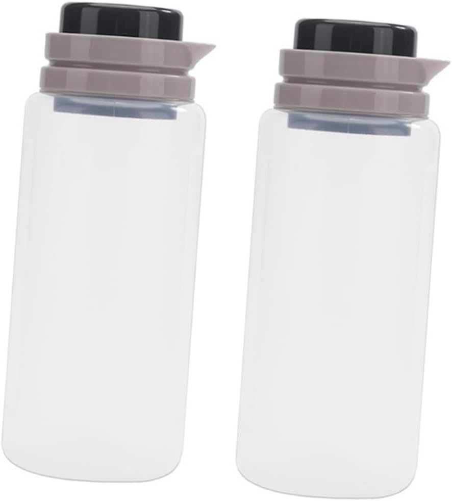 Alipis 2Pcs Airtight Food Storage Containers Scale Moisture-Proof Cereal Storage Jars Large Capacity for Grains Snacks and Dry Foods