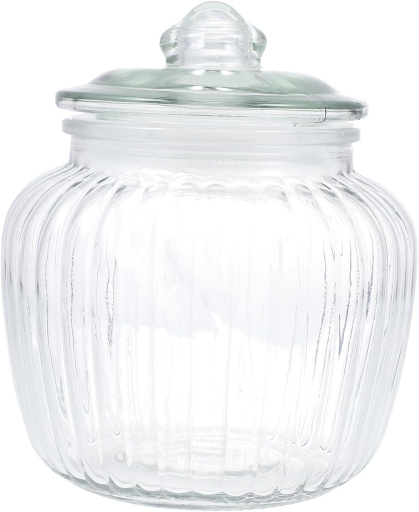 Glass Sealing Jar Transparent Storage Container with Cover Kitchen Storage for Spices and Cereals for Home Organization