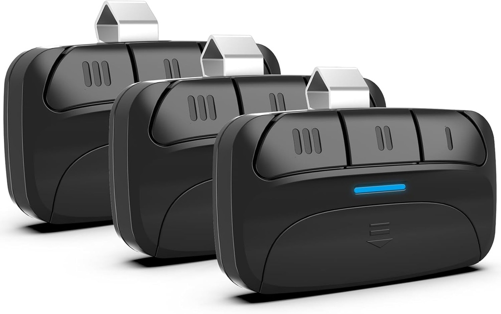 3 Garage Door Opener Remote for Chamberlain Liftmaster Craftsman Learn Button Openers, Replacement for 893MAX 893LM 891LM 371LM 373LM 971LM 973LM 81LM, Visor Clip Included