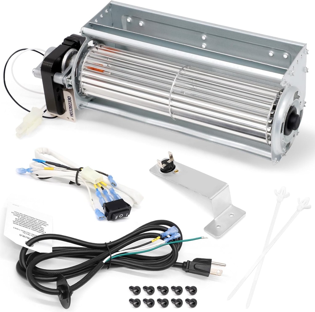GFB100 Fireplace Blower Fans Kit For Pleasant Hearth Ventless Gas Fireplace VFF-PH20D, VFF-PH20DB, VFF-PH20D-C, VFF-PH32DR, VFF-PH26D Vent-Free Blower Fireplace Fan Replacement