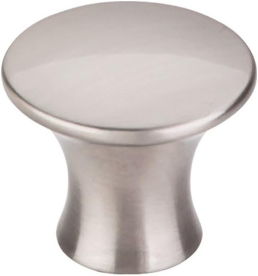 Top Knobs TK592BSN Mercer Collection 1-5/16" Oculus Large Round Knob, Brushed Satin Nickel