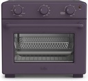 bella Air Fry Toaster Oven, 7 Preset Cooking Options, Dishwasher-Safe EverGood Coated Trays Included, 60-Minute Auto Shutoff w Audible Timer, Power Indicator Light, 1700 Watt, Plum