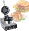 Electric Waffle Maker, Panini Press Sandwich Maker Ice Cream Brioche Hamburger Maker Panini Press Machine Non-stick Plates Independent Temperature Control for Bakeries, Restaurants