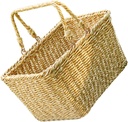 Hanging Basket Small Basket for Kitchen Decorative Fruit Snack Vintage Style Imitation Rattan