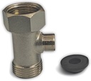 savone Bidet T Adapter, T Valve Adapter for Toilet 3 Way Tee Connector, 7/8″ x 7/8″ x 3/8″ or 15/16″ x 15/16″ x 9/16″