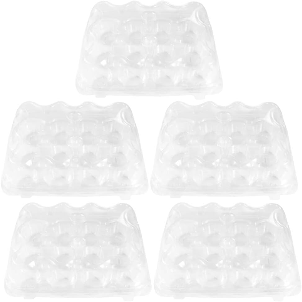 UPKOCH 5pcs Clear Dessert Box Portable Cupcake Carriers for for Bakery Grocery Family Events and Catering Airtight Versatile Cupcake Containers