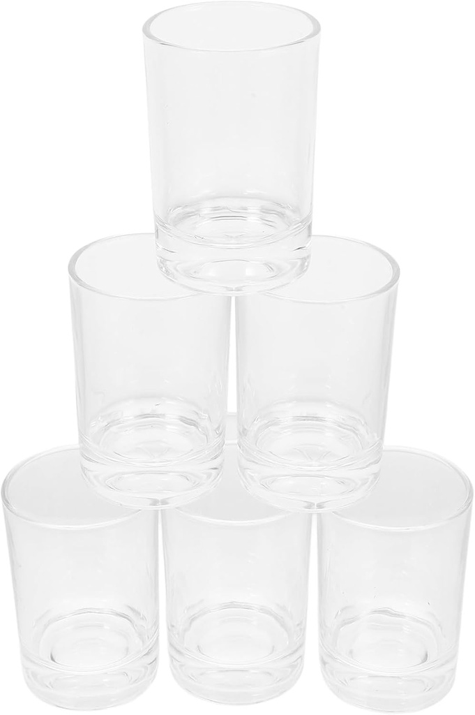 OUNONA 6pcs Simple Glass Cup Drinking Glasses Glass Cups Water Household Water Juice Container