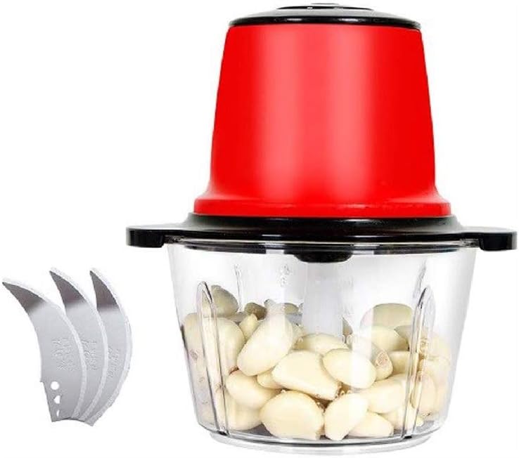 VejiA Food Processor, Household Electric Stainless Steel Automatic Meat Grinder, Meat, Vegetable, Fruit and Nut Chopper