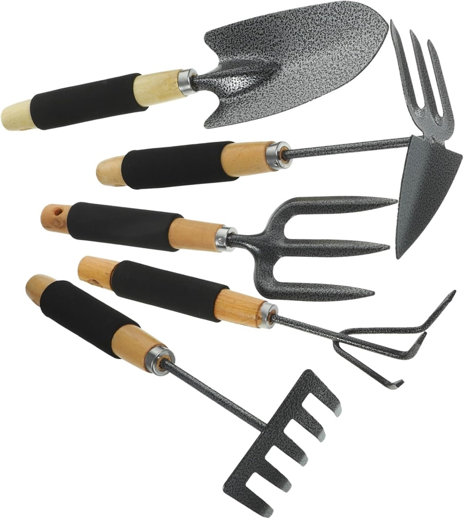 MERRYHAPY 1set Garden Hand Tools Kit Gardening Tools for Planting Includes Shovel Rake and Cultivator Portable and Lightweight Garden Accessories for Outdoor Use