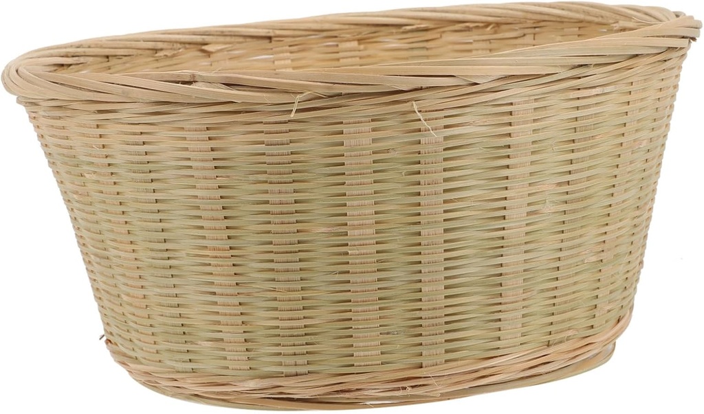 VOSAREA Organizing Storage Basket Bamboo Woven Snack Box Fruit Vegetable Bread Serving Basket