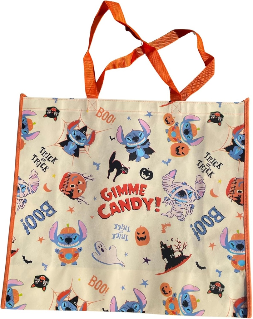 Legacy Licensing Partners Disney's Stitch From Lilo and Stitch Movie Halloween Collectable Giant Extra Large 26" inch Reusable Tote Bag