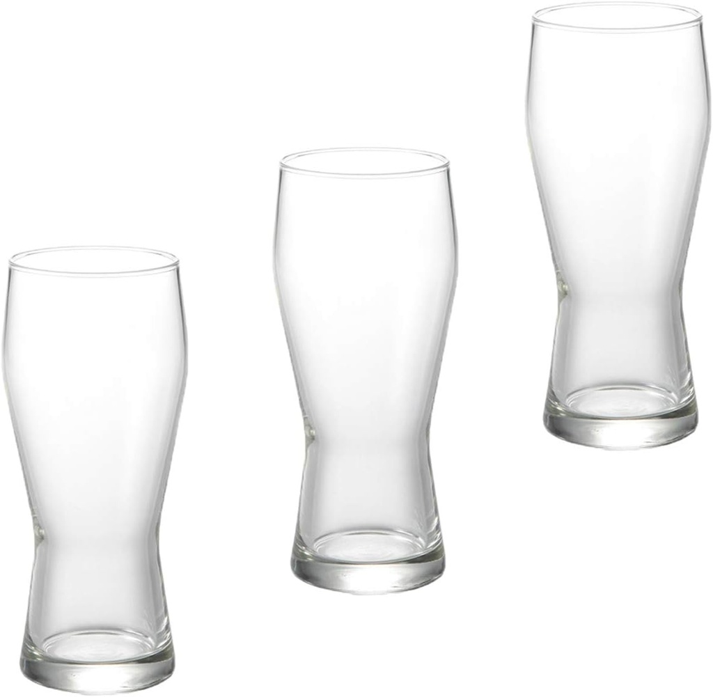 Libbee LB137 Beer Glass, Clear, 12.5 fl oz (570 cc), Libbey Profile 12 Pieces, 12 Pieces