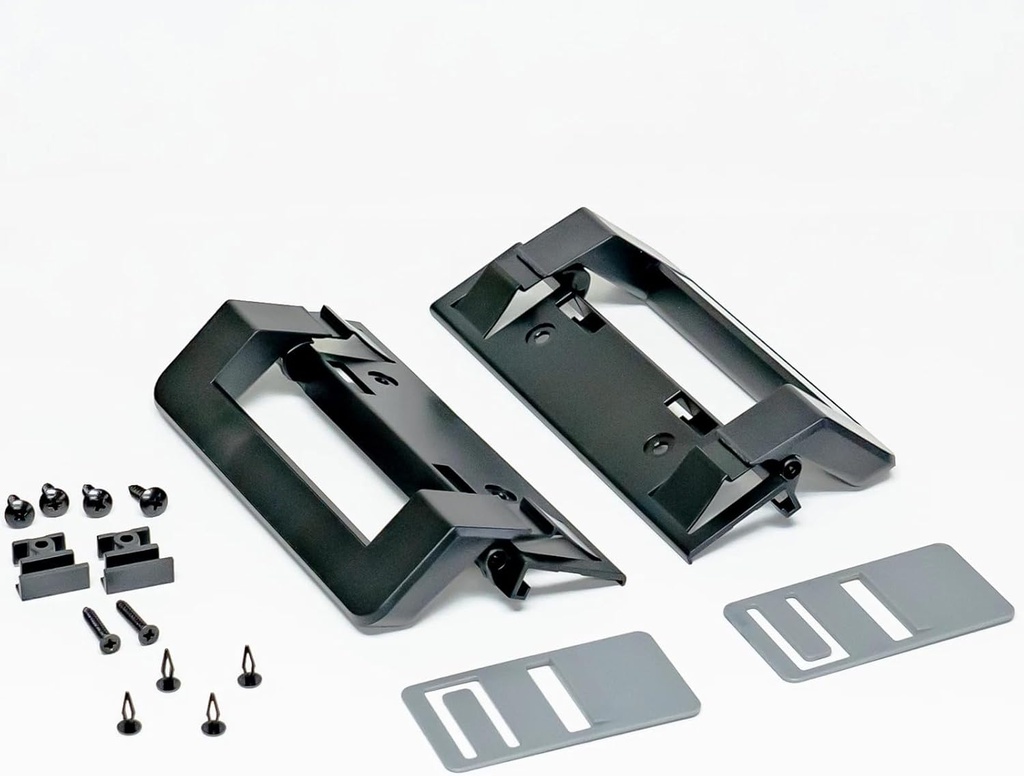 NBK-20581 RV Refrigerator Black Door Handle Set of 2 - For Dometic Refrigerator door parts replacement 3316882900 - elegant sleek durable black fridge handle - Long 7-4/5" - Has Two Mounting Holes