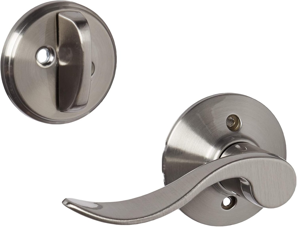 Schlage Lock Company F59 Acc 619 LH Accent Handleset Interior Lever (Satin Nickel)
